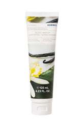korres elasti-smooth beurre corps amande, hydratation durable et douceur.