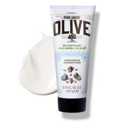 Korres Lait Corporel Olive Grec – bouteille, hydratation rapide pour peau sèche.