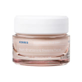 Korres crème nuit à la rose sauvage dans son pot, hydratation profonde.