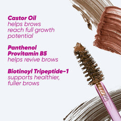 Texture crémeuse du Kosas Air Brow pour une finition naturelle.