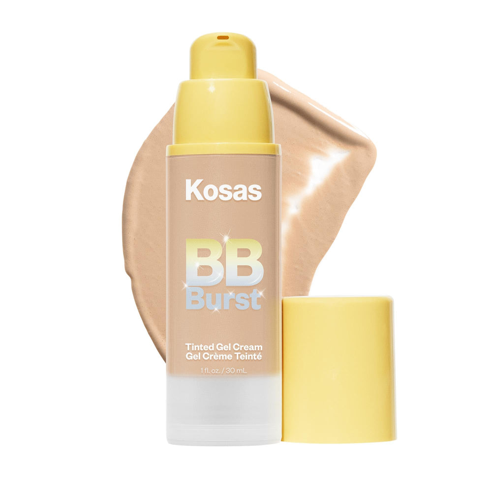 Kosas BB Burst Gel Crème présente sa bouteille, hydratation légère et fini frais.