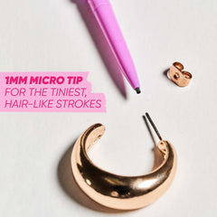 Kosas Brow Pop Nano – brosse-integree facilitant le demarrage du tracé.