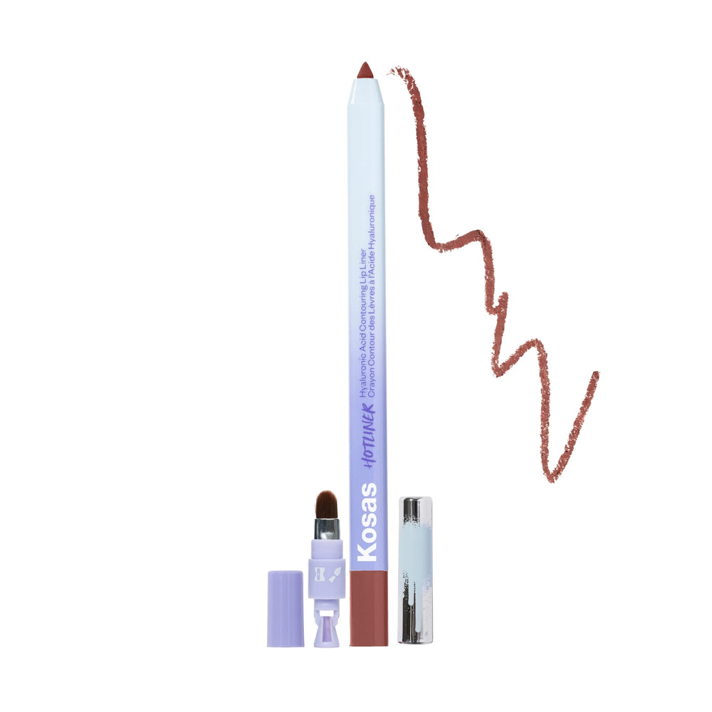 Kosas Hotliner contour-levre avec brosse integree pour tracé precis et uniforme