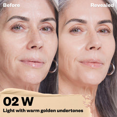 Texture crème du Revealer Concealer, application douce et homogène.