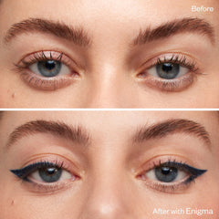 Kosas Soulgazer Eyeliner Enigma – taille-crayon intégré pour des retouches rapides.