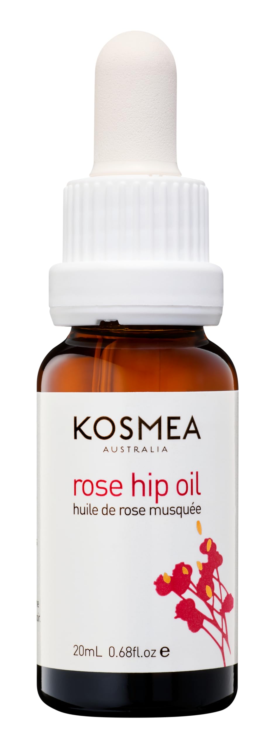 Kosmea huile de rose musquée, bouteille, nourrissante et riche en nutriments pour la peau