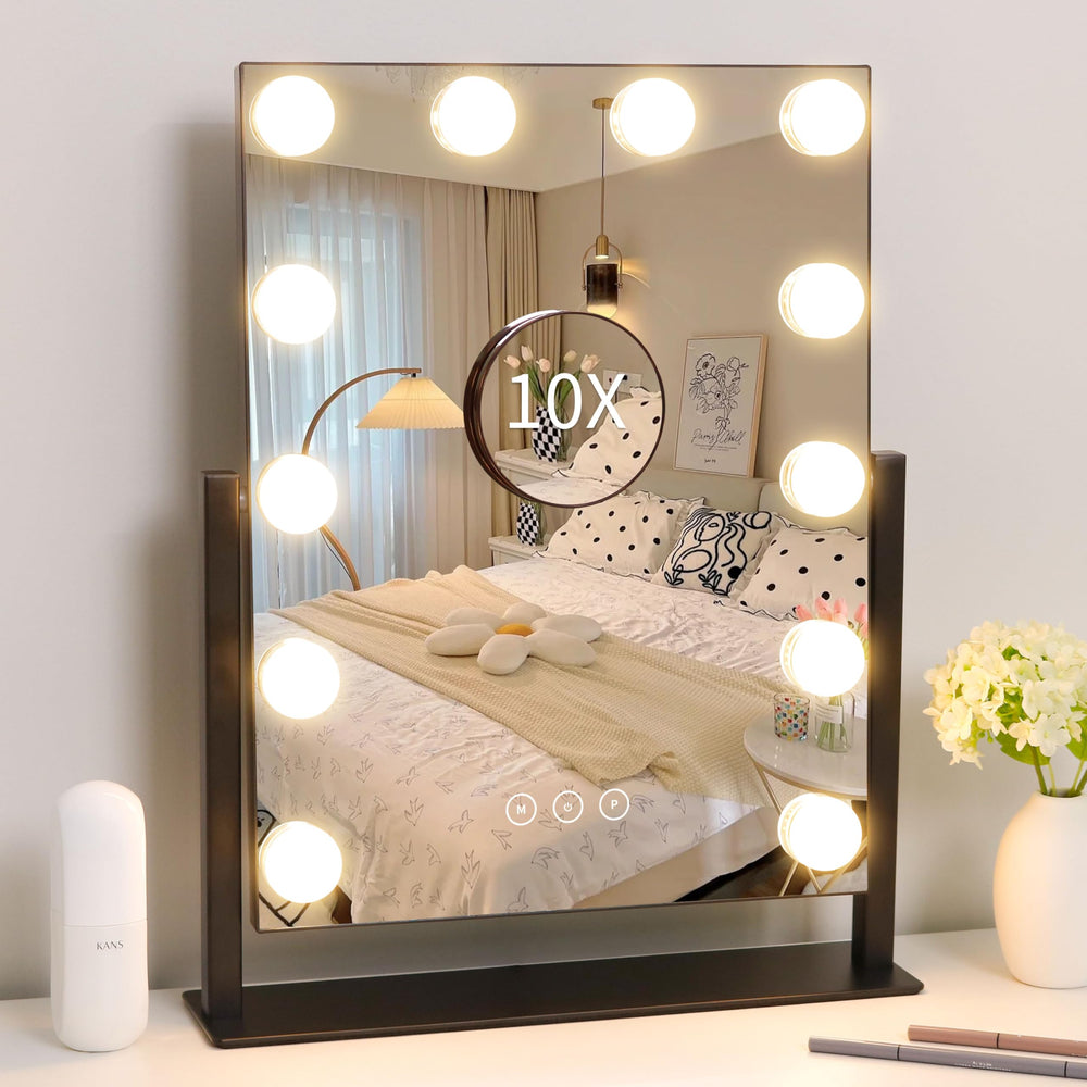 Kotdning miroir beauté avec lumière, parfait pour maquillage clair et rapide.