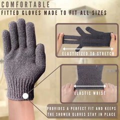 Kotomoda gants bambou charbon: mousse riche et lavage en douceur.