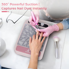 Kouzitop aspirateur d’ongles silencieux, idéal pour les séances.