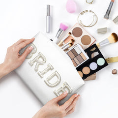 Sac Kovewon blanc en cuir PU, durable et facile à nettoyer.