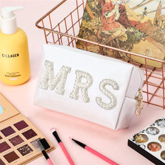 Kovewon sac maquillage MRS, grande capacité pour cosmétiques et accessoires.