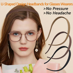 Bandeau cheveux flex sans pression KOVOLITU, évite les douleurs derrière les oreilles.