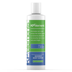KP Elements, bouteille gommage corps, peau plus lisse