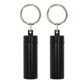 KSWNG pot portable de rangement avec porte-clés noir, pratique pour le camping