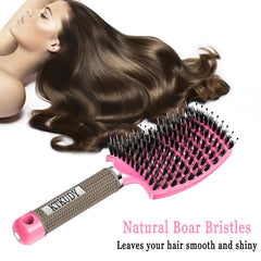 KTKUDY brosse demelante sur cheveux mouilles pour demeler sans douleur.