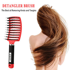 La brosse detanglante KTKUDY démêle les noeuds sans tirer sur les cheveux.