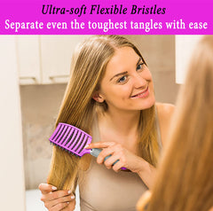 KTKUDY Brosse distribue les huiles naturelles pour cheveux nourris