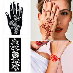 Kuboka tatouage temporaire – pochoirs grands formats pour motifs rapides et précis.