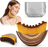 Brosse lymphatique KUHEE pour le visage, stimule le drainage et apaise la peau.