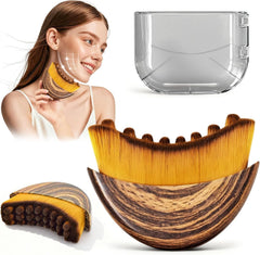 Brosse lymphatique KUHEE pour le visage, stimule le drainage et apaise la peau.