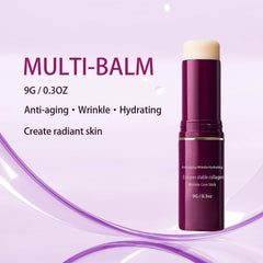 Texture crème-stick Kumamart Calcium Multi Balm, pénètre rapidement.