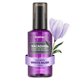 Sérum KUNDAL Damage Repair dans sa bouteille, soin nutritif pour cheveux secs.