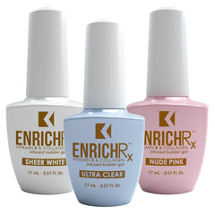 KUPA EnrichRx bouteille gel construction pour base durable des ongles.