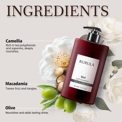 Kurula shampoo moisturizing care emphasizes hydration and softness.