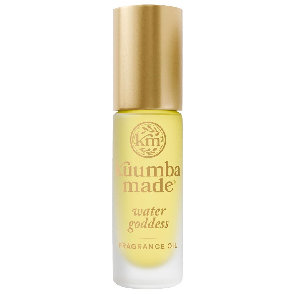 Kuumba Made Water Goddess — roller parfum: flacon compact, tenue longue durée potentielle sur peau.