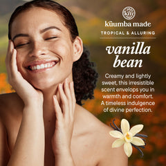 Kuumba Made Roll-on Vanille, base d'huiles naturelles pour usage quotidien.