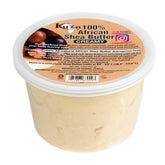 Kuza Beurre Karité Borututu, pot crème blanche, hydratation durable pour peau et cheveux.