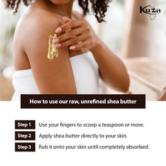 Kuza Beurre Karité Borututu – soin cheveux texturés, démêlage facilité et brillance naturelle.