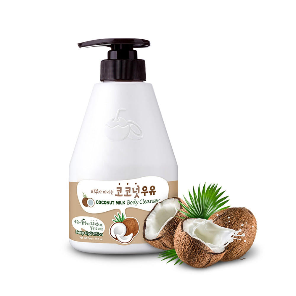 Kwailnara lait coco douche: bouteille, parfum tropical léger et hydratation