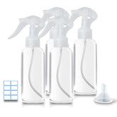 KwoKmarK Bouteilles pulvérisatrices 100ml – brumeFine, ensemble de 4 pour huiles essentielles.