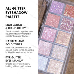 Paillettes ombres brillantes KYDA pour un reflet lumineux
