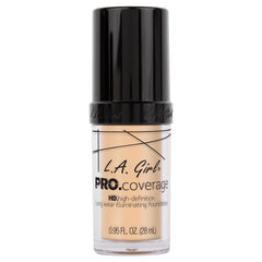 Texture crème légère et lumineuse du fond de teint L.A. Girl Pro Coverage.