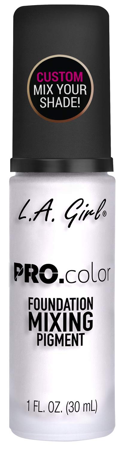 L.A. Girl PRO.matte pigment blanc, création de teinte sur mesure.