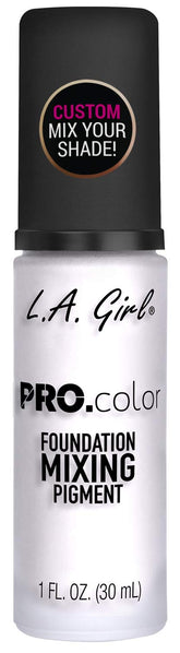 L.A. Girl PRO.matte pigment blanc, création de teinte sur mesure.