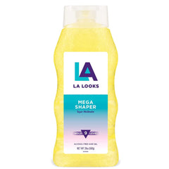 Gel coiffant L.A. Looks Mega Shaper, tenue élevée et flexible.