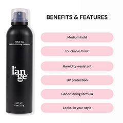 L'ANGE HAIR Hold-All, applicateur fin pour une application précise et légère.