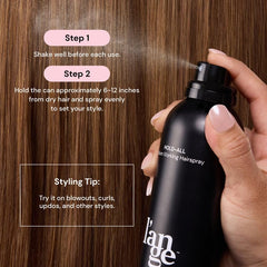 L'ANGE HAIR Hold-All, volume accru sur cheveux fins sans alourdir.