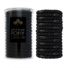 Bandes L. Erickson pour cheveux épais noir, ensemble de 15 pour un maintien durable.