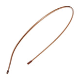 L. Erickson Twiggy Thin Headband tortue - vue avant, maintien léger toute la journée.