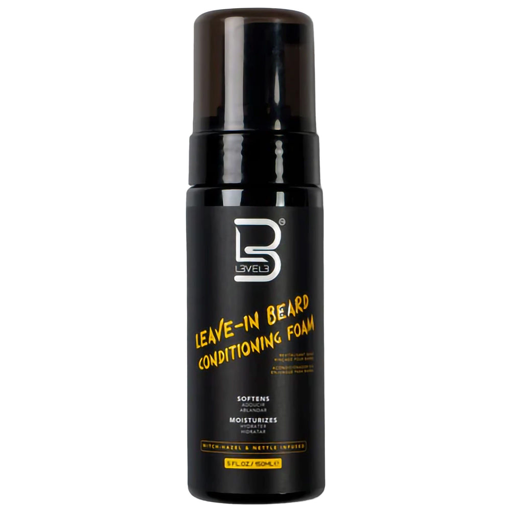 L3 Barbe – mousse hydratante pour une barbe plus souple.