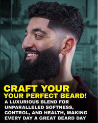 L3 baume barbe, application rapide grâce à une texture légère et facile.