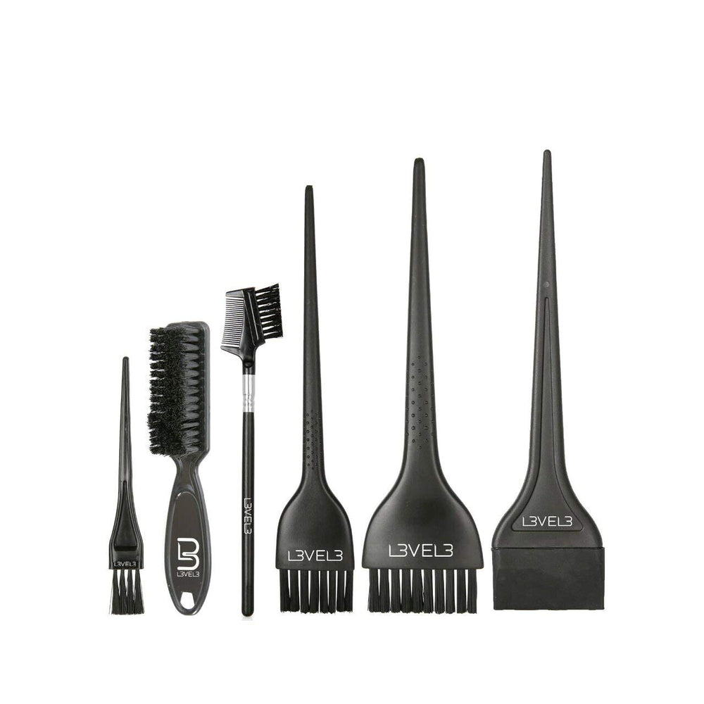 Pinceaux L3 ensemble pinceaux teinture 6 pièces, précision professionnelle.