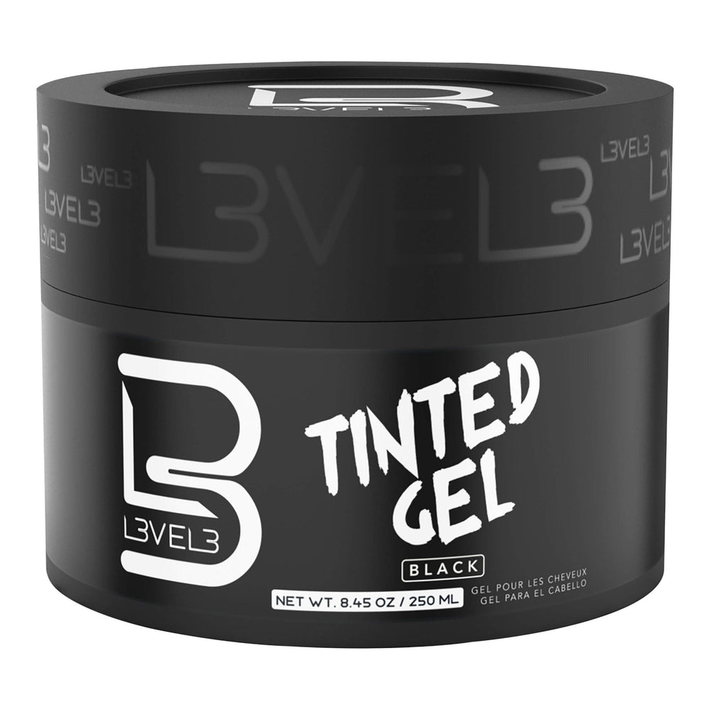 Gel L3, teinte noire, couverture instantanée des cheveux gris.