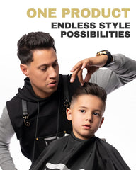 L3 Level 3 Pomade à la kératine protège les cheveux lors du coiffage.
