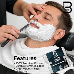 L3 serviette visage absorption rapide pour un séchage efficace.