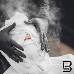 L3 serviette visage résistance professionnelle pour usage en salon.